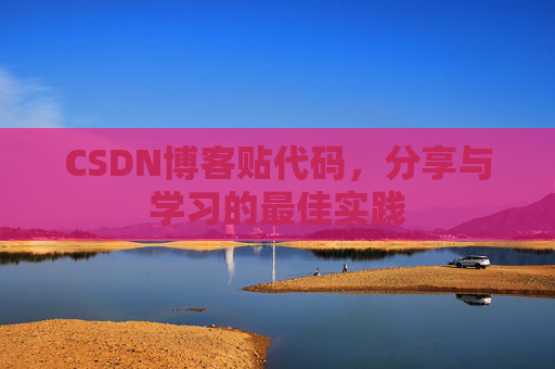 CSDN博客贴代码，分享与学习的最佳实践